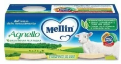 Mellin omogeneizzato agnello 2 pezzi x 80 g