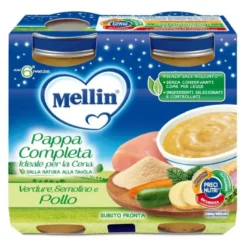 Mellin omogeneizzato cena pollo verdure 2 pezzi 200 g