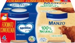 Mellin omogeneizzato manzo 4x80 g