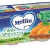 Mellin omogeneizzato mela/albicocca 100 g 2 pezzi