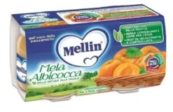 Mellin omogeneizzato mela/albicocca 100 g 2 pezzi