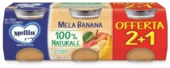 Mellin omogeneizzato mela banana 3 pezzi da 100 g
