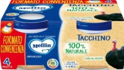 Mellin omogeneizzato tacchino 4x80 g