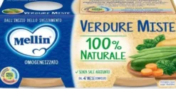 Mellin omogeneizzato verdure miste 2 x 80 g