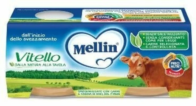Mellin omogeneizzato vitello 2 x 80 g