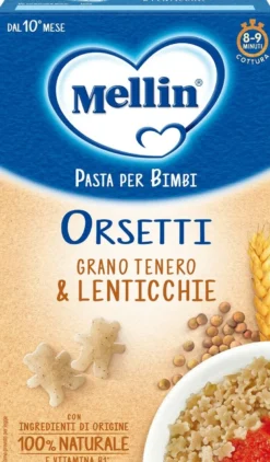 Mellin orsetti con lenticchie