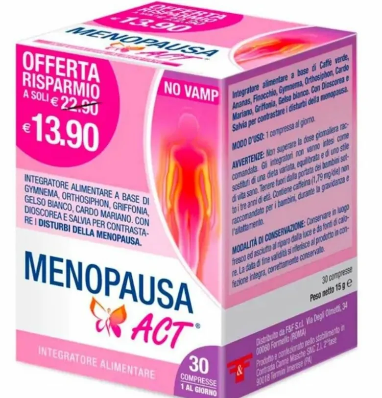 Menopausa Act 30 compresse