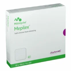 Mepilex medicazione in schiuma di poliuretano 10x10 cm 5 pezzi