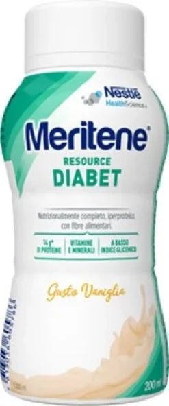 Meritene Resource Diabet Vaniglia Bevanda Dietetica Iperproteica 200 ml