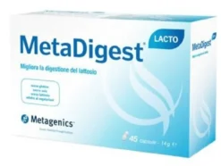 MetaDigest Lacto Integratore Digestione Lattosio 45 Capsule