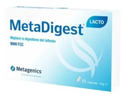 MetaDigest Lacto Integratore Per la Digestione Del Lattosio 15 Capsule