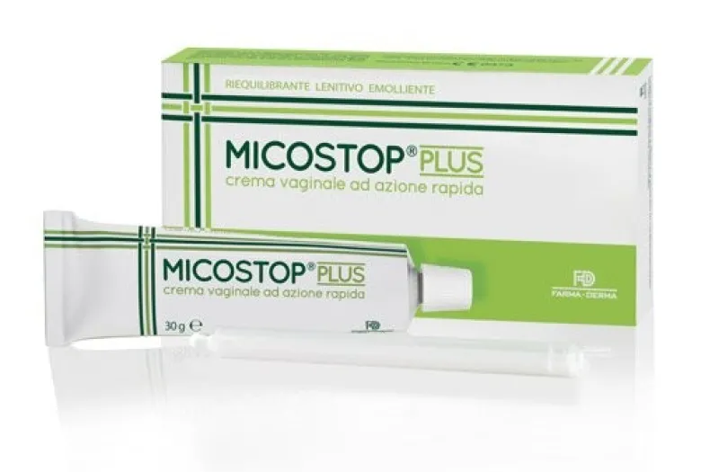 Micostop Plus Crema Vaginale Ad Azione Rapida 30 g + 6 Applicatori