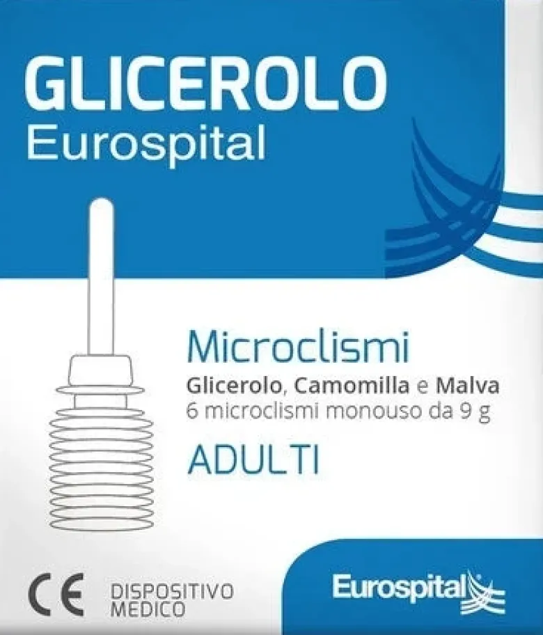 Microclismi Glicerolo Adulti Eurospital 6 Pezzi da 9 g