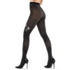 Minerva 70 glitter collant fantasia nero/silver ml