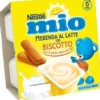 Mio merenda al latte biscotto 4 pezzi da 100 g