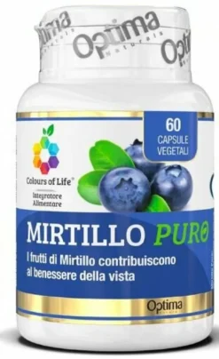 Mirtillo puro 60 capsule colours