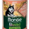Monge B Wild Grain Free Adult All Breeds con Salmone Zucca e Zucchine