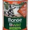 Monge - BWild Grain Free Adult All Breeds con Tacchino, Zucca e Zucchine