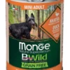 Monge BWild Grain Free Adult Mini con Anatra, Zucca e Zucchine