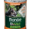 Monge BWild Grain Free Puppy & Junior All Breeds con Anatra, Zucca e Zucchine