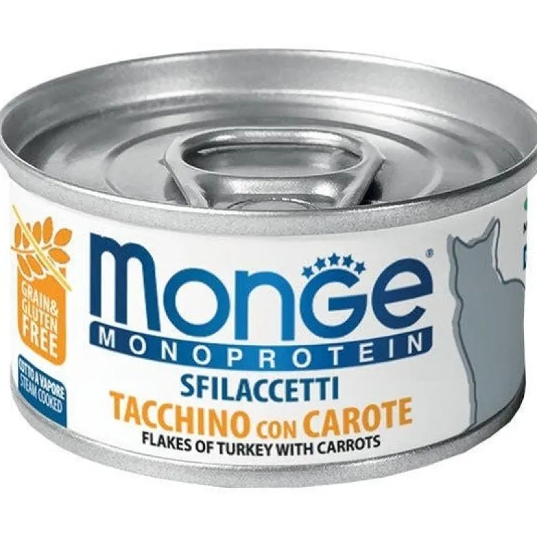 Monge Monoprotein Sfilaccetti Tacchino con Carote