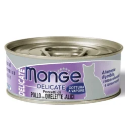 Monge Natural Superpremium Pezzetti di Pollo con Omelette e Alici