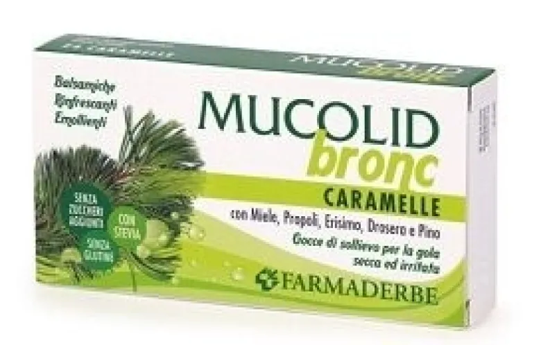 Mucolid bronc 24 caramelle
