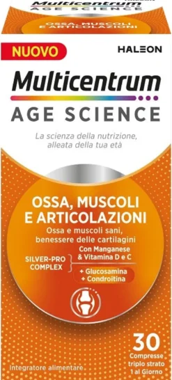 Multicentrum Age Science Ossa Muscoli Articolazioni 30 Compresse
