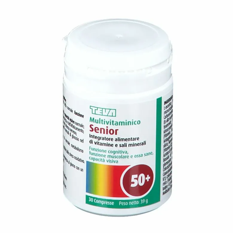 Multivitaminico senior teva 30 compresse 39 g