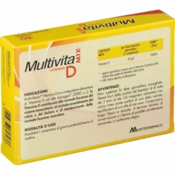 Multivitamix Vitamina D2000 UI Integratore alimentare 60 Compresse