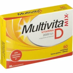 Multivitamix Vitamina D2000 UI Integratore alimentare 60 Compresse