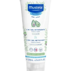 Mustela Gel Detergente 2 in 1 Corpo e Capelli 200 ml