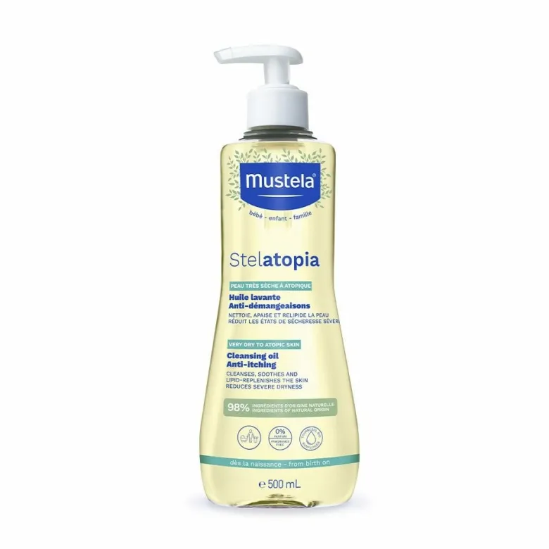 Mustela stelatopia olio bagno 500 ml