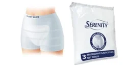 Mutandina a rete per incontinenza serenity panty comfort m 3pezzi