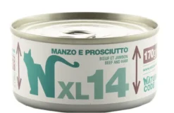 Natural Code Manzo e Prosciutto Umido Gatto Lattina 170 g