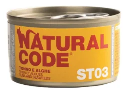 Natural Code Steril 03 Tonno e Alghe Umido Gatto Lattina 85 g