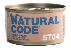 Natural Code Steril 04 Tonno e Alici Umido Gatto Lattina 85 g