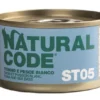 Natural Code Steril 05 Tonno e Pesce Bianco Umido Gatto Lattina 85 g