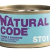 Natural Code Steril 01 Tonno e Zucchine Umido Gatto Lattina 85 g