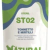 Natural code st02 tonnetto e mirtilli gatti adulti sterilizzati busta 70g