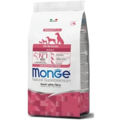Natural Superpremium All Breeds Adult Monoprotein Manzo con Riso