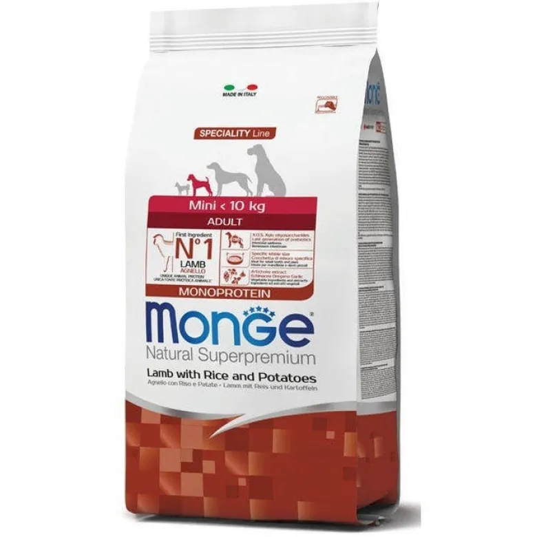Natural Superpremium Mini Adult Agnello, Riso e Patate