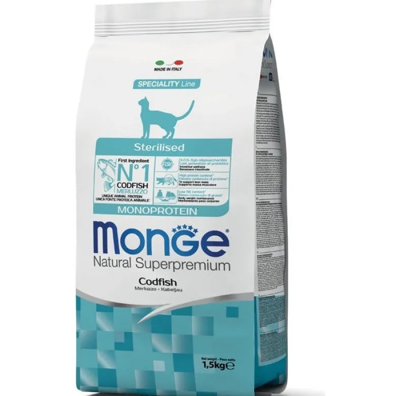 Natural Superpremium Sterilised Monoprotein con Merluzzo