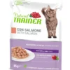 Natural Trainer Cibo Umido Salmone Per Gatti Senior Busta 85g