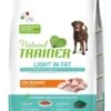 Natural Trainer Light In Fat Crocchette Tacchino Per Cani Adulti Taglia Media/Grande 3kg