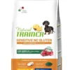 Natural Trainer Sensitive Senza Glutine Crocchette Agnello Per Cani Adulti Taglia Mini Sacco 2kg