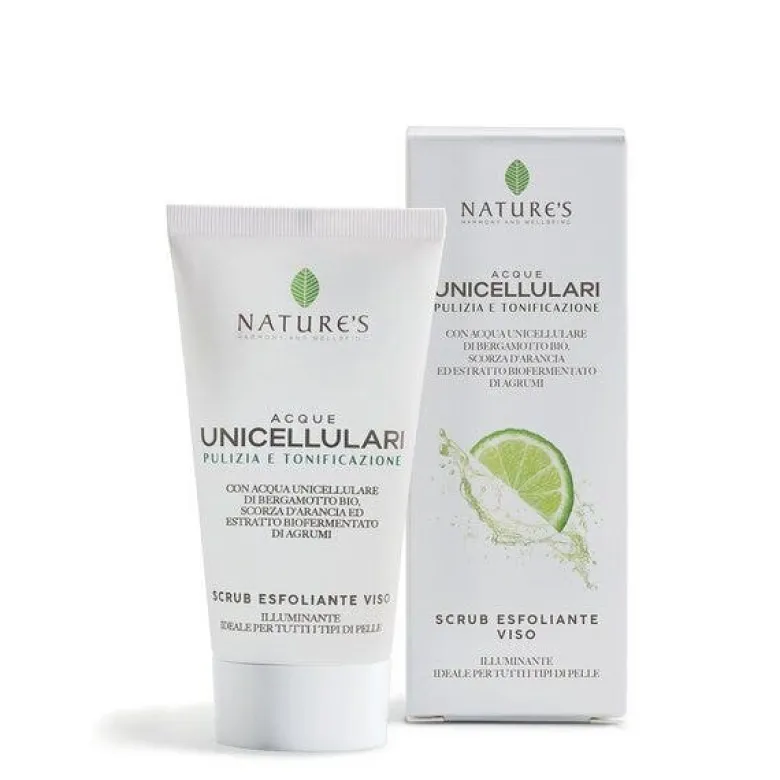 Nature's acque unicellulari scrub esfoliante viso 50ml