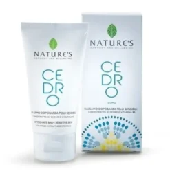 Nature's cedro uomo balsamo dopobarba pelli sensibili 75 ml