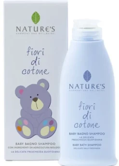 Nature's fiori di cotone baby bagno shampoo 150ml