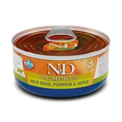 N&D Pumpkin Mangime Gatti Umido Gusto Cinghiale Mela e Zucca 80g